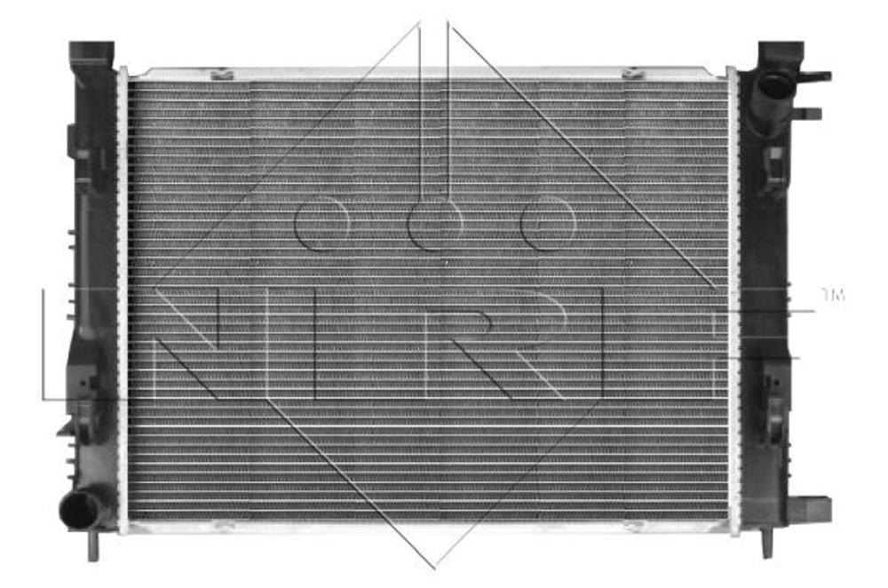 NRF - 58444-NRF - Radiator, engine cooling