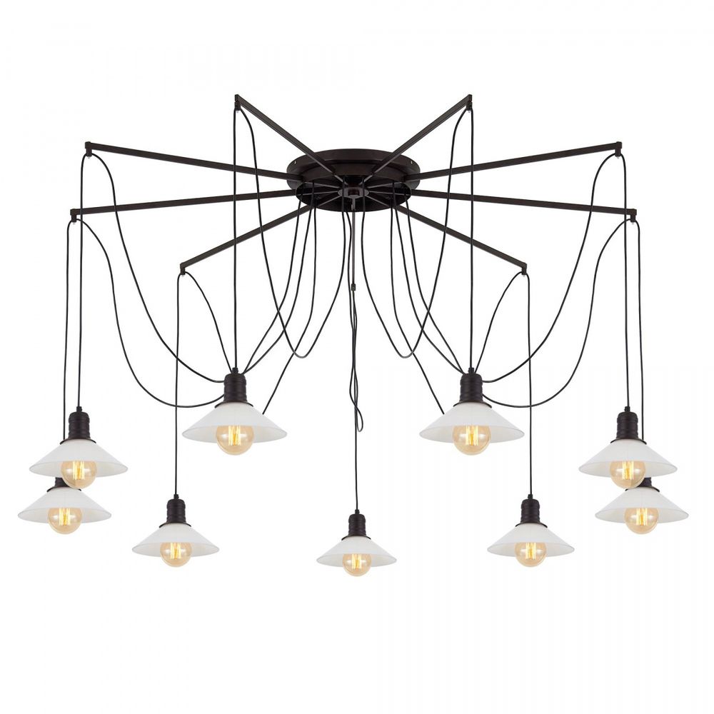 Citilux Эдисон CL451292 Люстра паук Венге