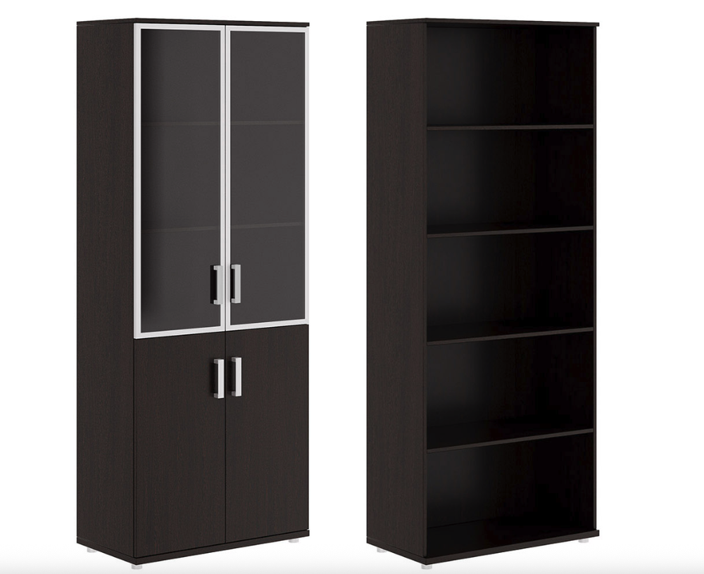 Шкаф для бумаг со стеклом BONN