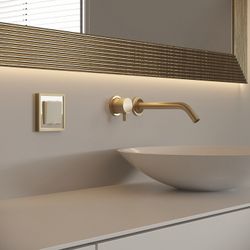 Рамка на 1 пост Werkel Baguette (айвори/латунь) W0012851