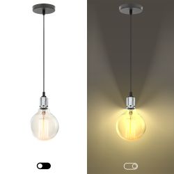 Светильник подвесной ЭРА PL13 E27 - 8 CH под лампу E27 хром | Подвесные светильники