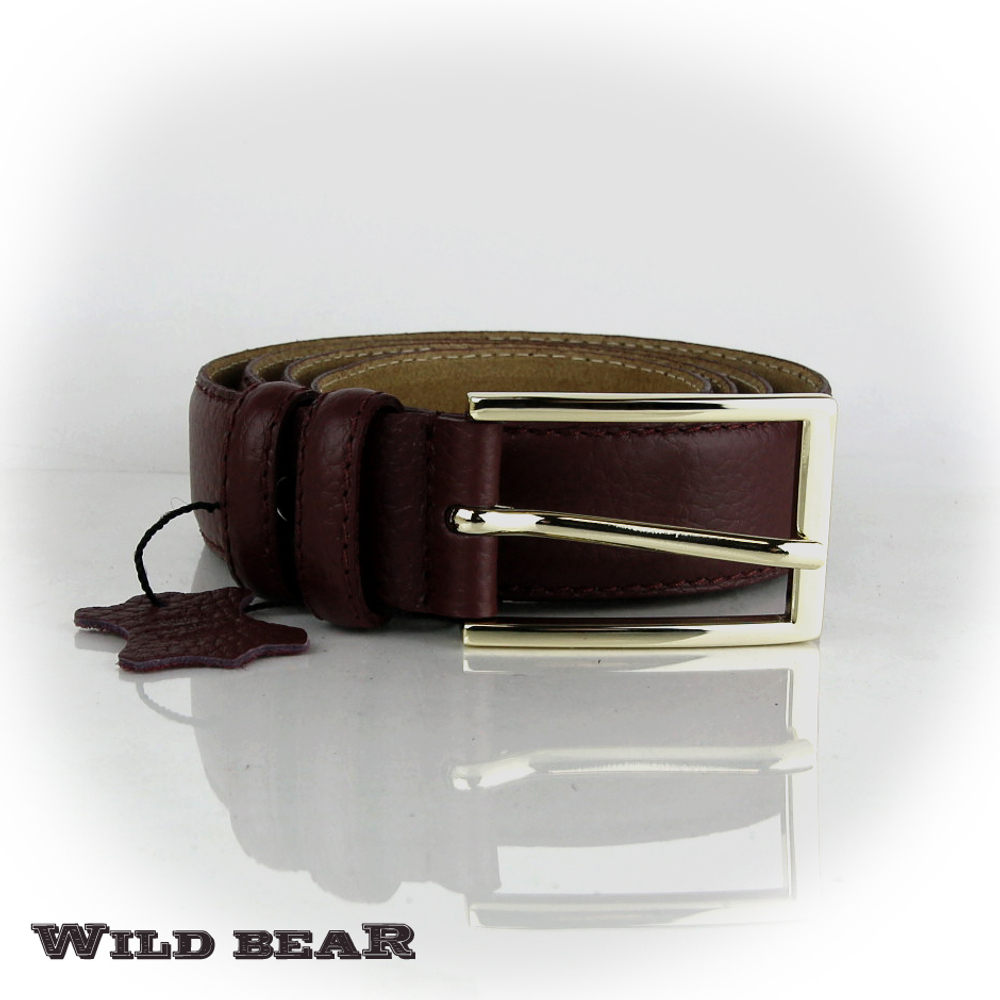 Ремень WILD BEAR RM-015f Vinous Premium