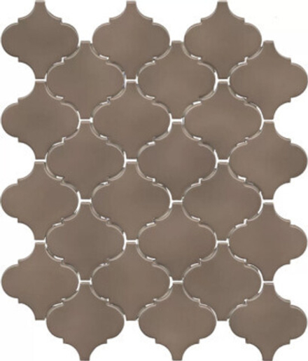 Мозаика Арабески Марокко коричневый тёмный глянцевый (KM2630M0010N) 26x30x0.7