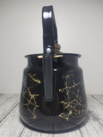 Чайник 3,5л с рисунком Мрамор золото черн. 1с26я