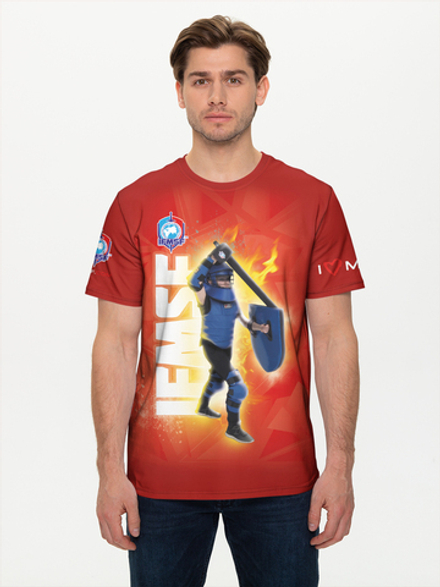 Футболка мужская хлопковая IFMSF красная