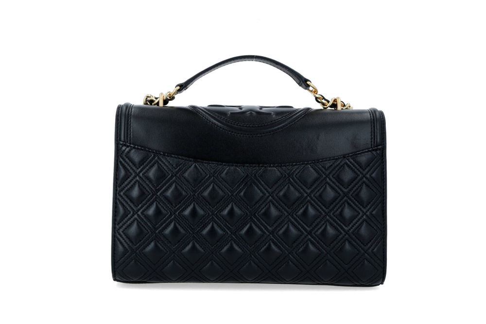 Skórzana наплечная сумка FLEMING TORY BURCH - черный(76997)