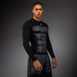 Рашгард Venum G-Fit Scales Rashguard black/charcoal grey
