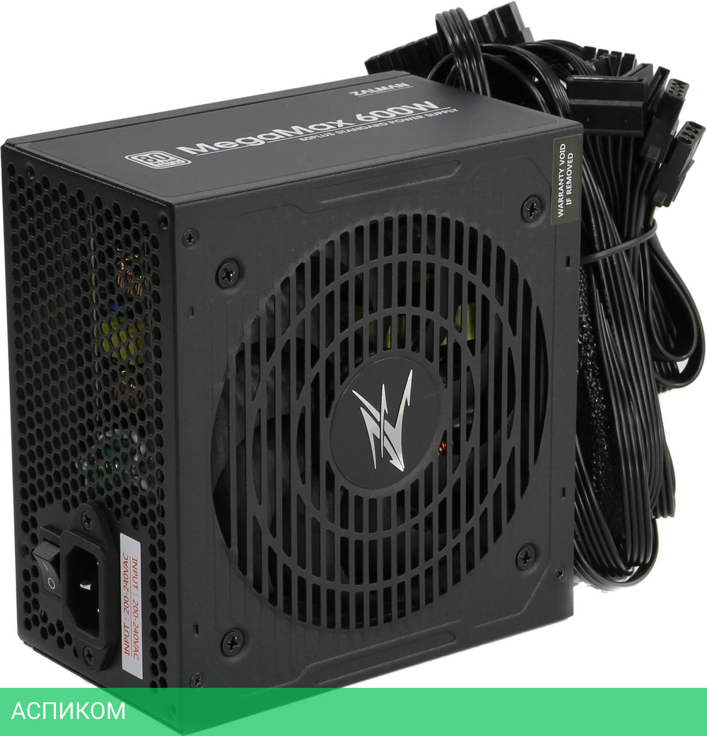 Блок питания Zalman MegaMax TXll 600W (ZM600-TXII)
