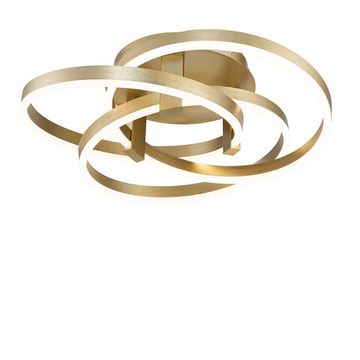 Потолочный светильник с пультом ДУ 60W 3000К-6000К V000003L 14002/3C Gold золотой Pleiade Indigo