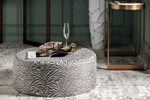 Пуф Garda Decor круглый Мурано (Murano) 80 жаккард принт бежевый Ana-BEG 80*80*33 см
