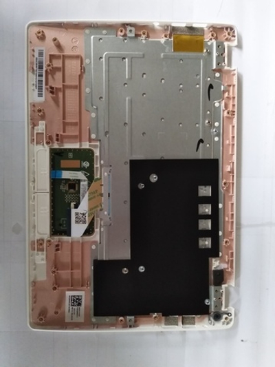 Верхняя панель с клавиатурой (топкейс) для ноутбука Lenovo 110s-11IBR белая, с подсветкой, раскладка - русская+украинская (5CB0M75970)