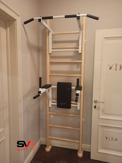 Монтаж шведской стенки Sv Sport в бетонные, кирпичные стены