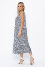 Платье Чародейка (черно-белое) П13878-9М LT Collection