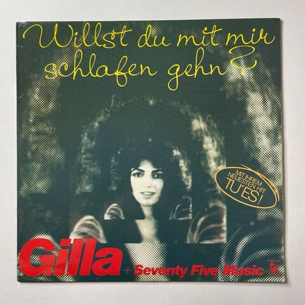 Винтажная виниловая пластинка LP Gilla and Seventy Five Music Willst Du Mit Mir Schlafen Gehn (Germany 1975)