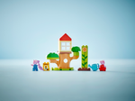 Конструктор Лего Дупло Свинка Пеппа домик на дереве 10431 | LEGO DUPLO Peppa Pig Garden and Tree House 20 деталей 2+