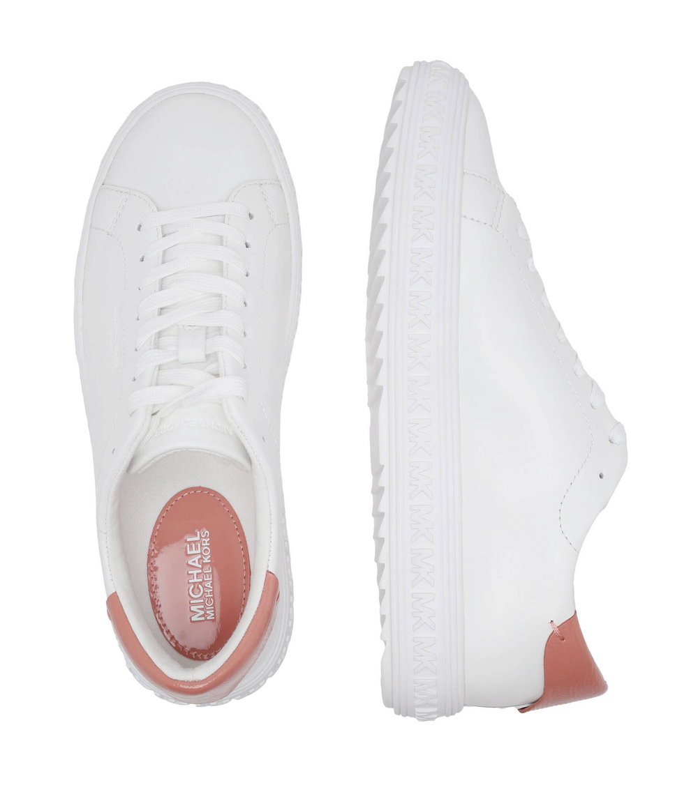 Кожаные кроссовки grove lace up Michael Kors - белый(43R4GVFS1L)