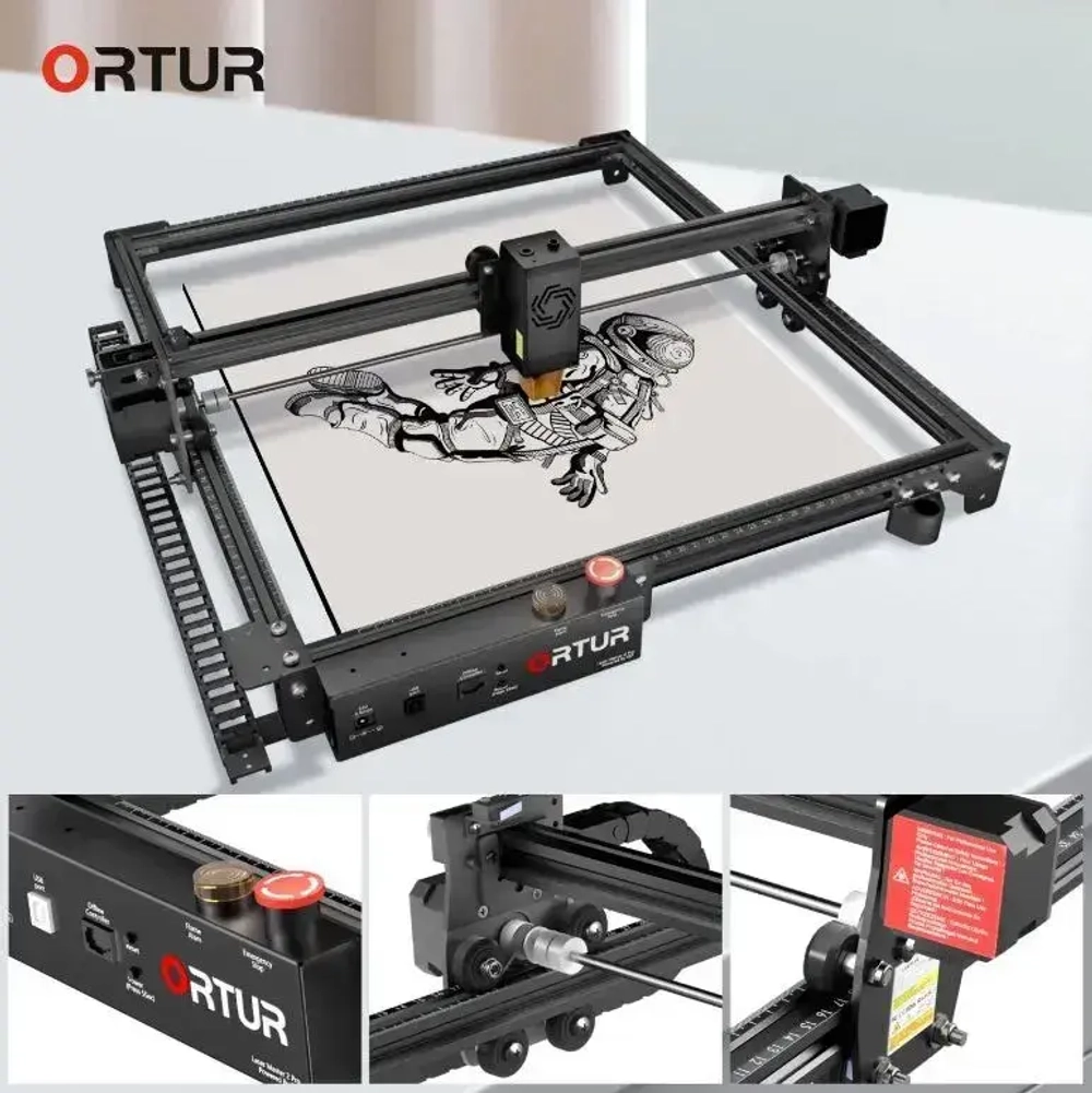 Лазерный гравер Ortur Laser Master2 Pro S2-LU2-10A с лазером 10 Вт