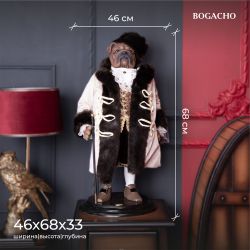 Кукла коллекционная Бульдог Граф Потемкин