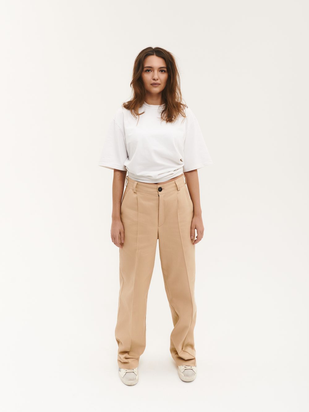 Брюки Backtrend First Песочные