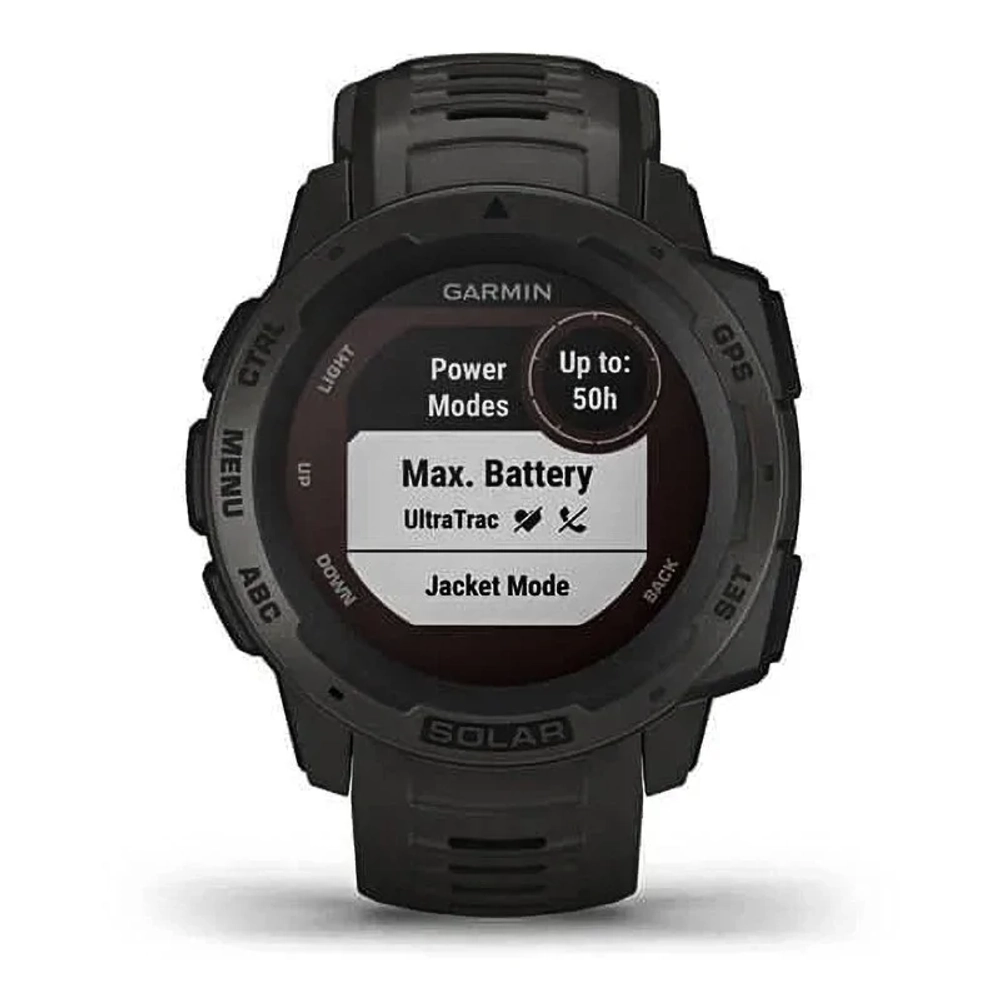 Спортивные часы GARMIN Instinct Solar Graphite, 010-02293-00