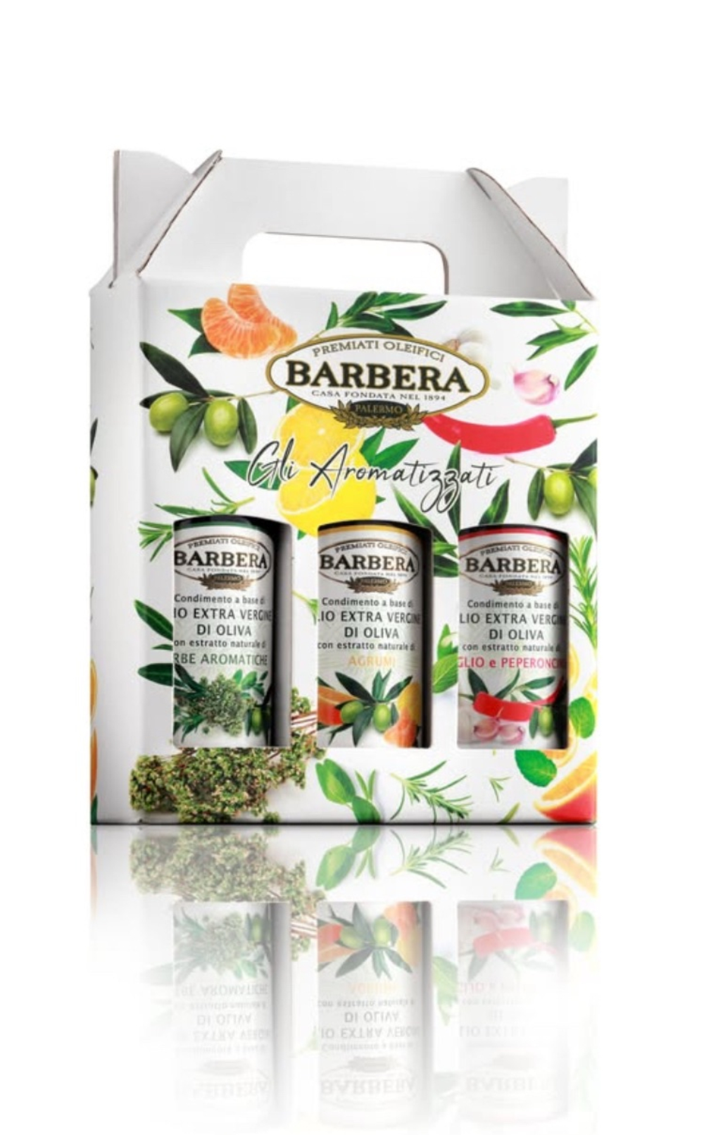 НАБОР ОЛИВКОВЫХ МАСЕЛ BARBERA 3*250 мл, Италия