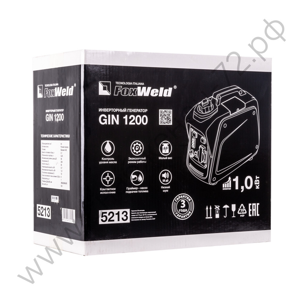 Инверторный генератор Foxweld GIN 1200 (пр-во FoxWeld/КНР)