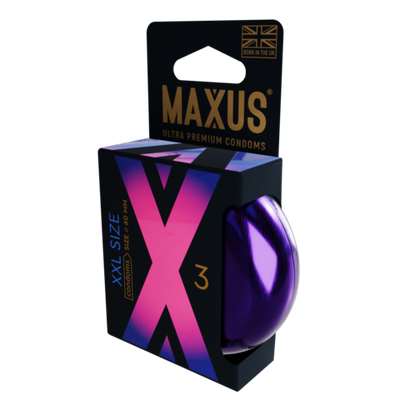 Презервативы гладкие увеличенные MAXUS XXL X-Edition №3 6786mx