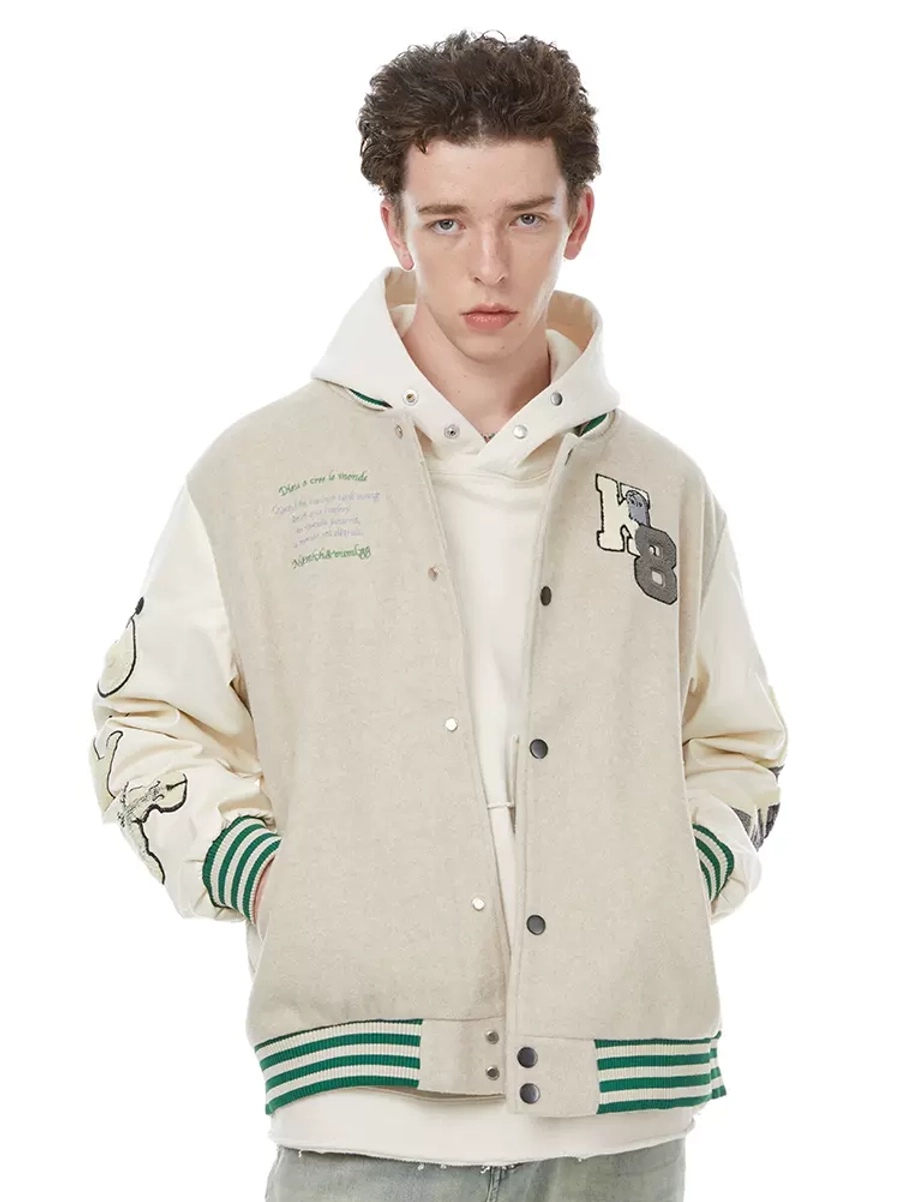 [FROM MOSCOW] Бомбер KREATE Woolen Varsity Jacket