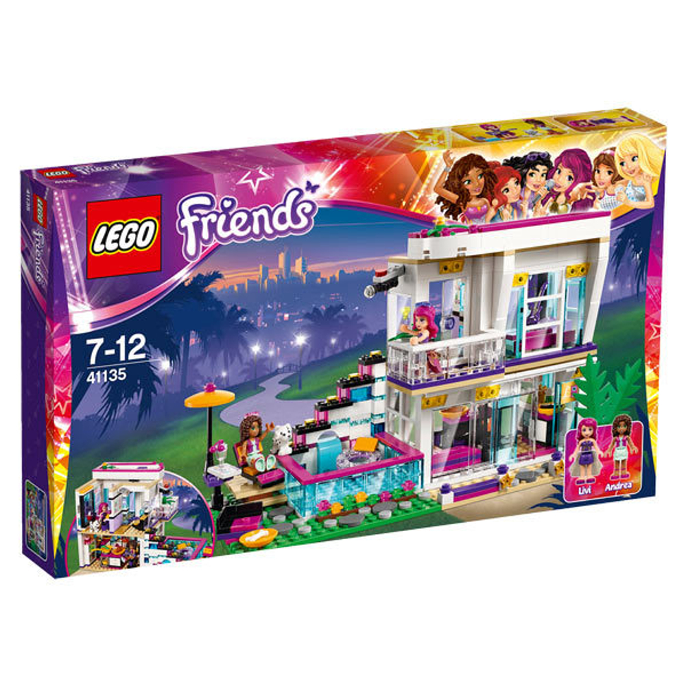 LEGO Friends: Поп-звезда: дом Ливи 41135 - купить по выгодной цене |  Интернет-магазин «Vsetovary.kz»