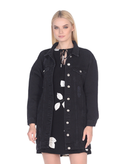 LIGVIANNI Джинсовая куртка Denim Jacket A fiery look