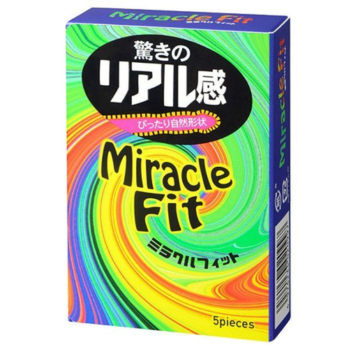 Презервативы Sagami Miracle Fit с сужающейся формой, 5 шт.