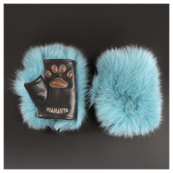 Митенки из меха «Полярная лисичка»