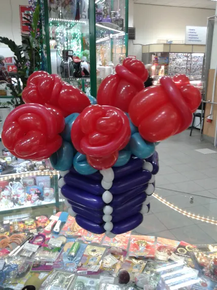 Корзинка с розами