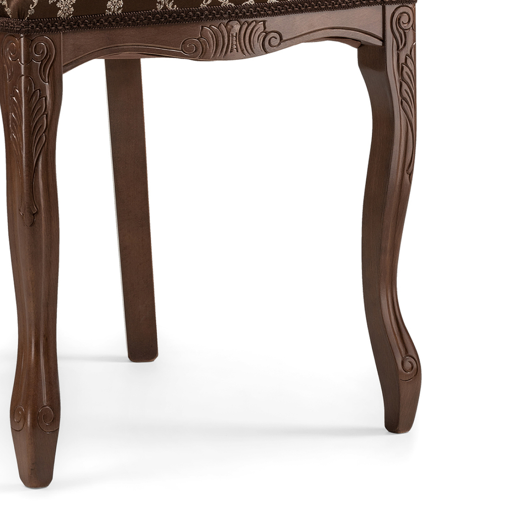 Стул деревянный Woodville Клето орех, коричневый, ножки орех