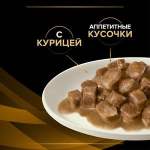 Пауч для кошек, Purina Pro Plan Veterinary Diets FELINE NF ранняя стадия, при патологии почек, с курицей