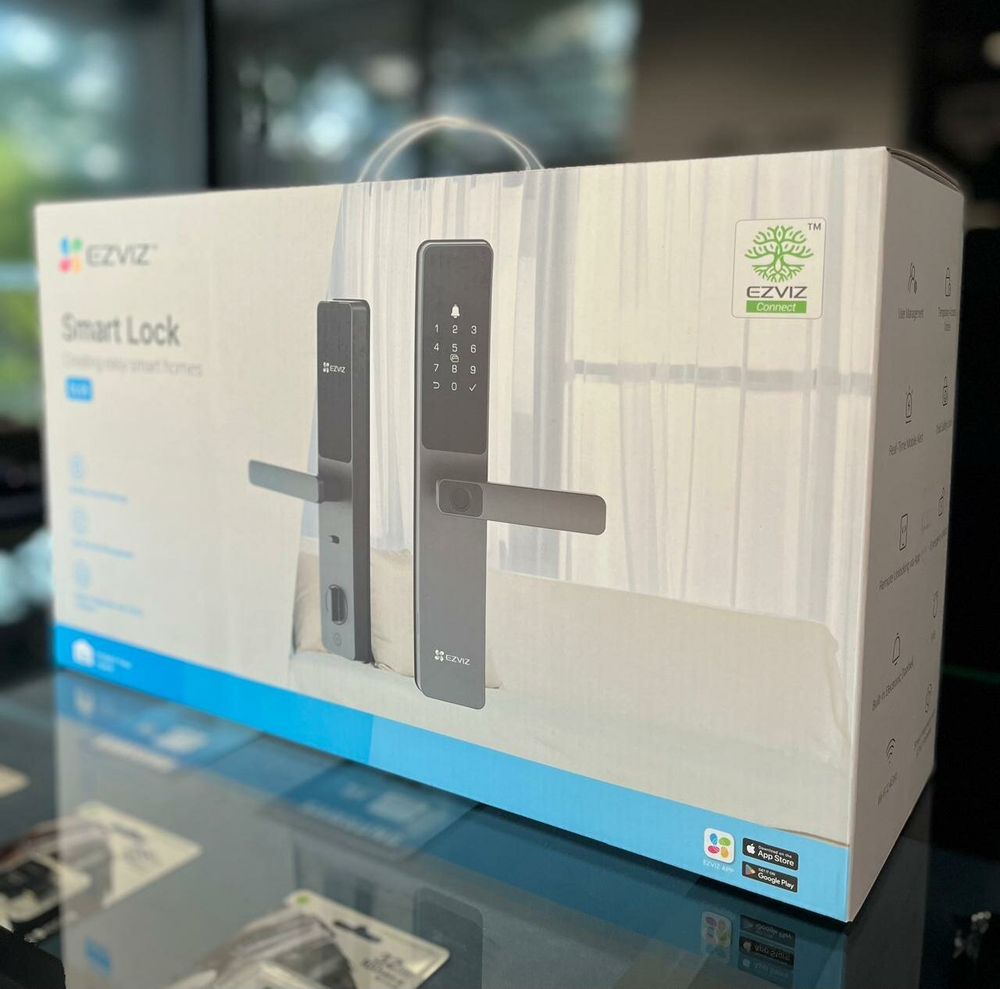 Биометрический электронный Wi-Fi дверной замок EZVIZ DL05.