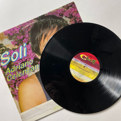 Винтажная виниловая пластинка LP Adriano Celentano Soli Сборник (Italy 1984)
