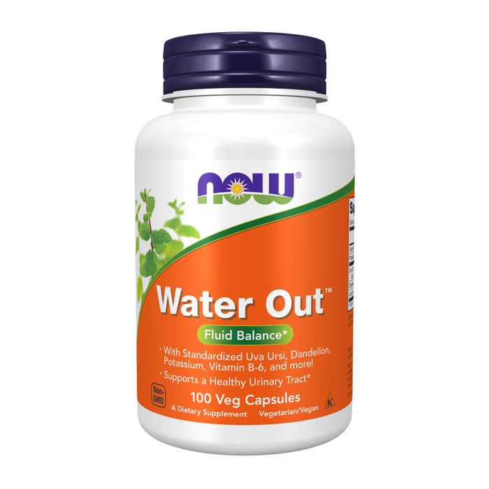Мочегонный комплекс, Water Out, Now Foods, 100 вегетарианских капсул