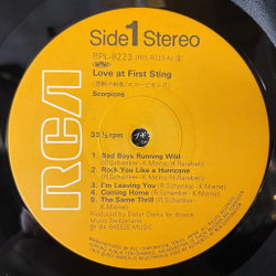 Винтажная виниловая пластинка LP Scorpions Love At First Sting (Japan 1984) (No Obi) Big City Nights