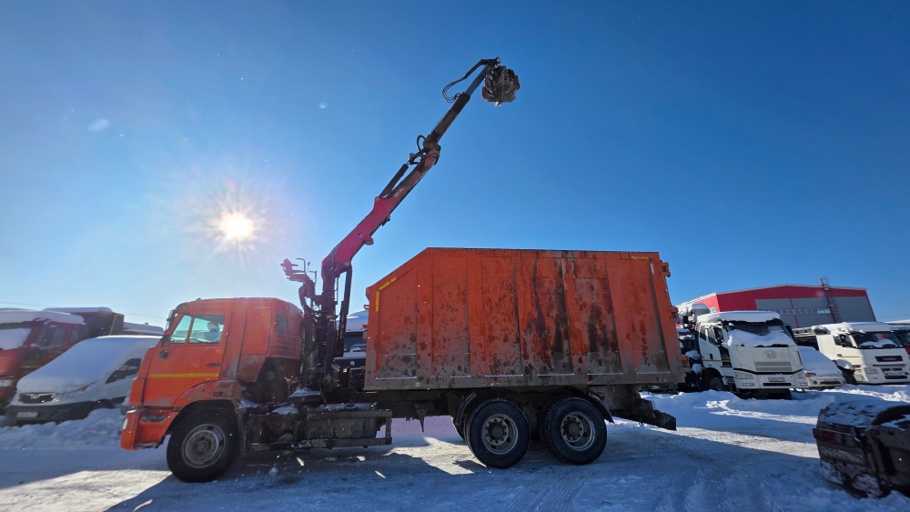 КамАЗ 65115 6x4 Ломовоз с КМУ 659004 (Дизельный, 6,7 л, 292 л.с., МТ)