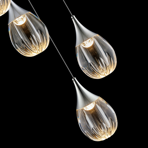 Подвесной светильник MD24001004-9A chrome/clear