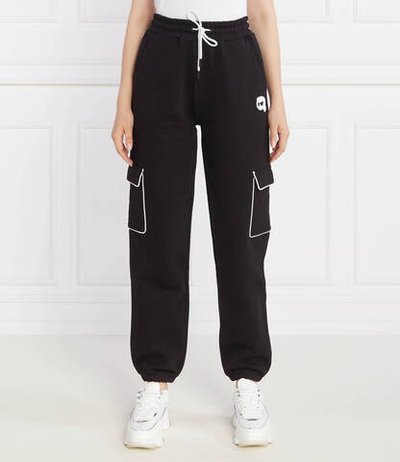 Спортивные штаны ikonik 2.0 Karl Lagerfeld - черный(235W1050)