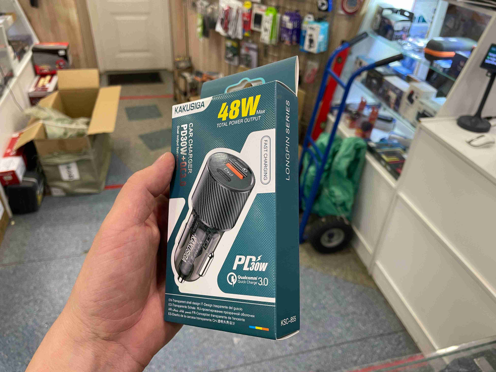 KSC-855 / Автомобильное зарядное устройство, KAKUSIGA (1 шт)