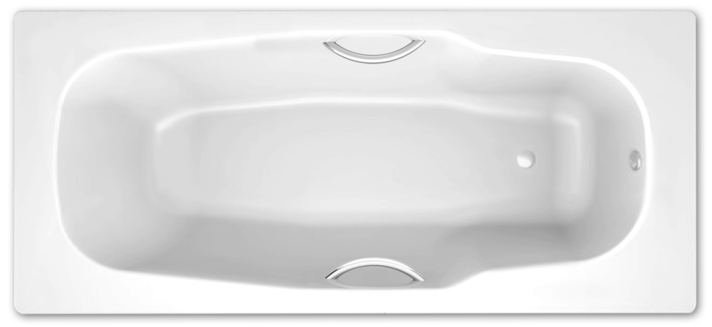 Стальная ванна BLB Atlantica HG, 180х80, с отверстиями для ручек