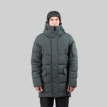  Пуховик мужской Krakatau Strofo Long Down Jacket артикул:Qm488-513 - купить в магазине Дайс