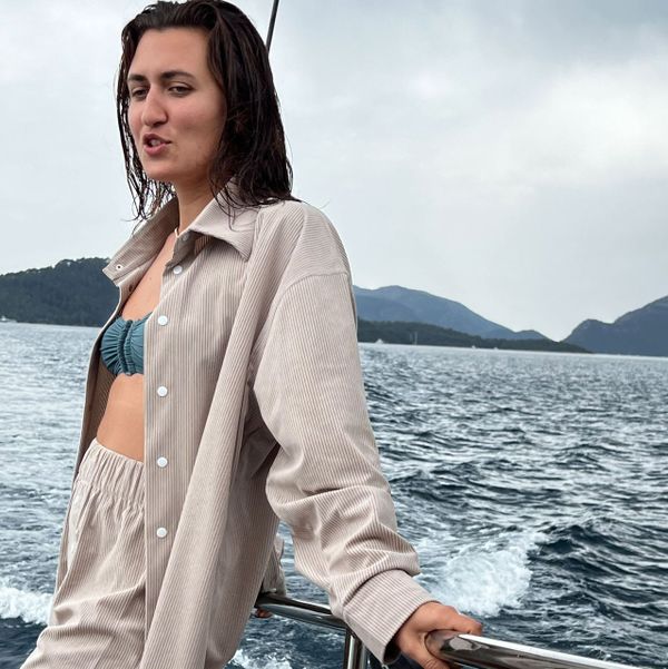 Рубашка #4 Вельветовая Бежевая - фото 2