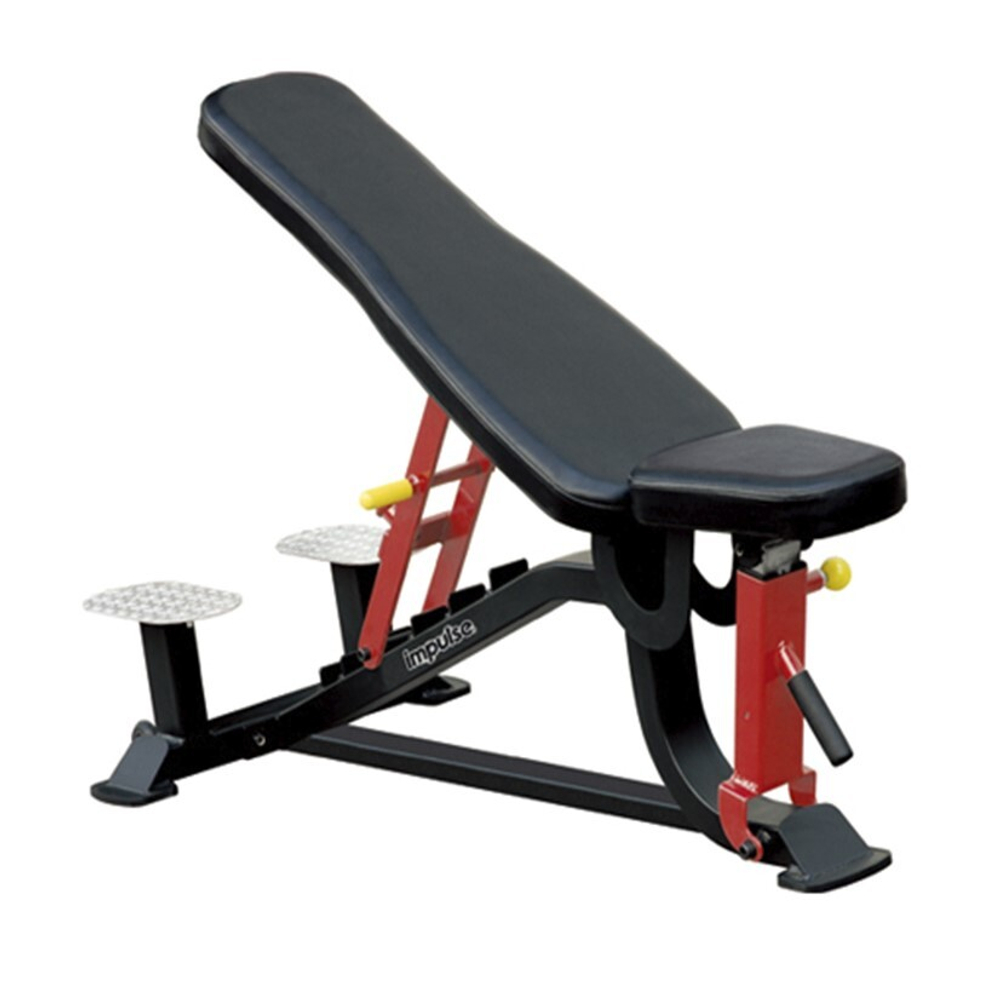 Impulse SL7012 усиленная многопозиционная скамья с платформой для страхующего