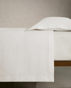 Zara Home покрывало из хлопка, белый · 6191/006