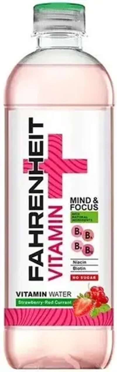Витаминизированный напиток Фаренгейт Витамин Клубника-Красная смородина / Fahrenheit Vitamin Strawberry & Red Currant 0.5 - пэт