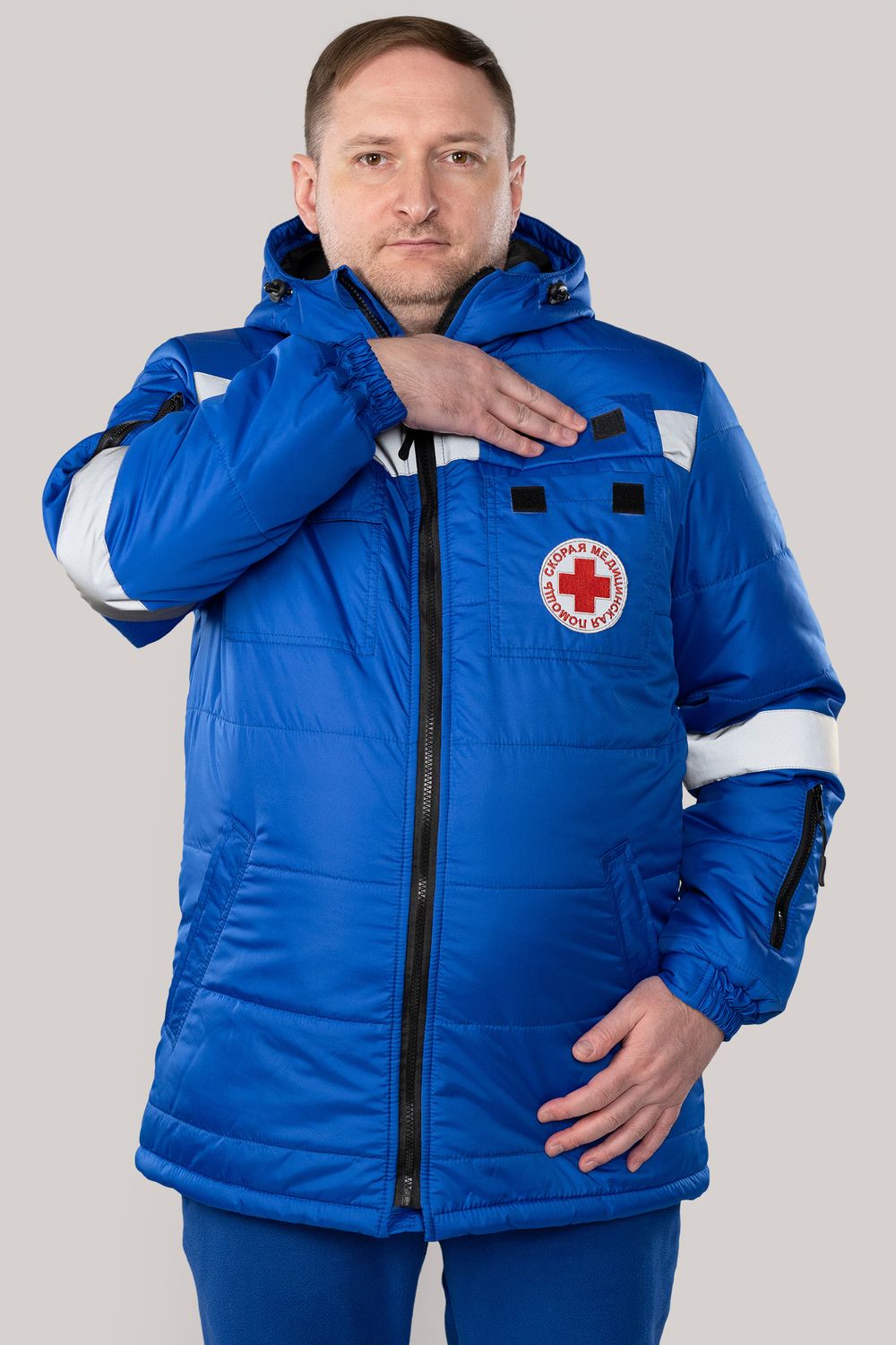 Куртка утепленная мужская Скорая Помощь MedicLine (Dewspo)